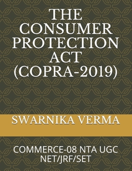 Paperback The Consumer Protection Act(copra-2019): Commerce-08 Nta Ugc Net/Jrf/Set Book