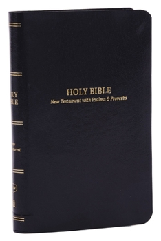 Imitation Leather KJV Holy Bible: Pocket New Testament with Psalms and Proverbs, Black Leatherflex, Red Letter, Comfort Print: King James Version Book