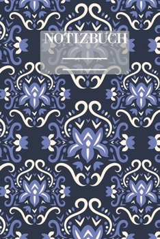 Notizbuch Garten Muster Pattern Pflanzen Blumen Pflanze Flower Blüte Blau Lila Hobby: • 111 Seiten  • EXTRA Kalender 2020 •  Einzigartig •  Kariert ... • Geschenk • Geschenkidee (German Edition)