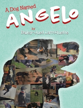 Paperback A Dog Named Angelo [Large Print] Book