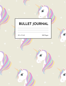 Bullet Journal: Cute Unicorn Dot Grid Notebook - Dotted Note Pad for Kids, Girls, Teens, Tweens, Women - Gifts for Birthday and Christmas | Design 98842