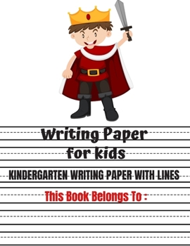 Writing Paper for Kids: Handwriting Notebook, ABC Kids, Writing Paper for kids with Dotted Lined.