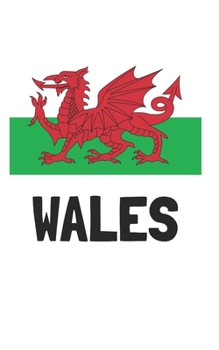 Paperback Wales: Handy journal notebook diary with blank lined paper to write in Book
