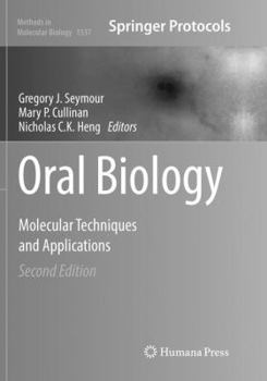 Paperback Oral Biology: Molecular Techniques and Applications Book