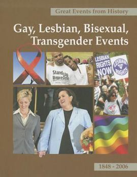 Hardcover Gay, Lesbian, Bisexual, Transgender Events, Volume 1: 1848-1983 Book
