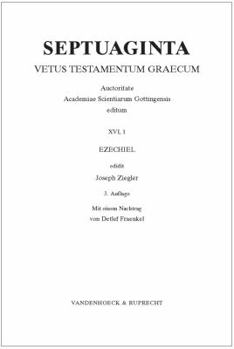Hardcover Septuaginta. Vetus Testamentum Graecum: Band 16,1: Ezechiel [German] Book