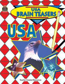 Paperback USA Brain Teasers Book