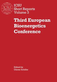 Paperback Third European Bioenergetics Conference Book