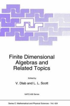Hardcover Finite Dimensional Algebras and Related Topics Book