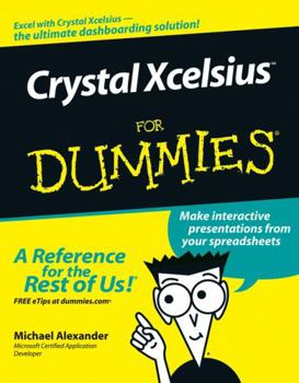 Paperback Crystal Xcelsius for Dummies Book