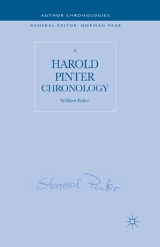 Paperback A Harold Pinter Chronology Book