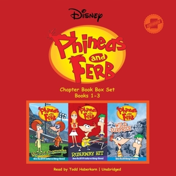 Audio CD Phineas and Ferb Chapter Book Box Set (Books 1-3) Lib/E: Speed Demons, Runaway Hit, and Wild Surprise Book