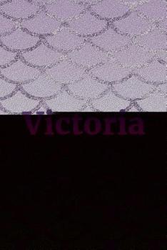 Paperback Victoria: Writing Paper & Purple Mermaid Cover Book