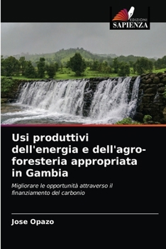 Paperback Usi produttivi dell'energia e dell'agro-foresteria appropriata in Gambia [Italian] Book