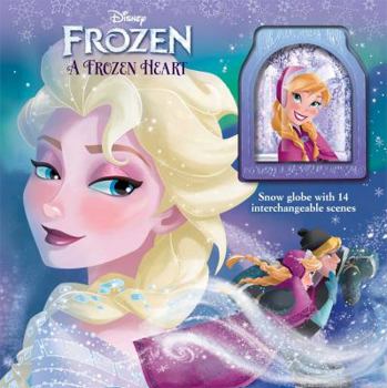 Hardcover Disney Frozen: A Frozen Heart: Storybook with Snowglobe Book