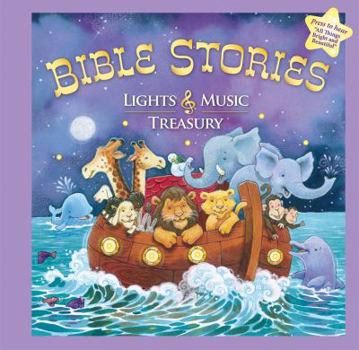 Hardcover Bible Stories Lights & Music Treasury by Editors of Publications International Ltd. (2010-02-15) Book