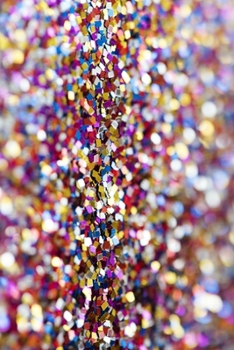 Colorful Bullet Journal: "Confetti" Glossy Cover with 180 Dot Grid Pages
