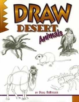 Paperback Draw Desert Animals Book