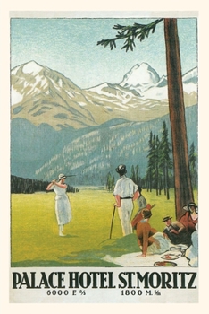 Paperback Vintage Journal Golfing in the Swiss Alps Book