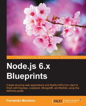 Paperback Node.js 6.x Blueprints Book
