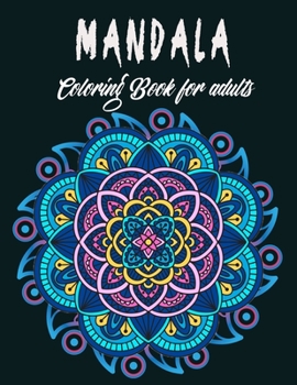 Paperback Mandala Coloring Book For Adult: 40 Easy Mandalas Stress Relieving Mandala Designs for Adults Relaxation Book