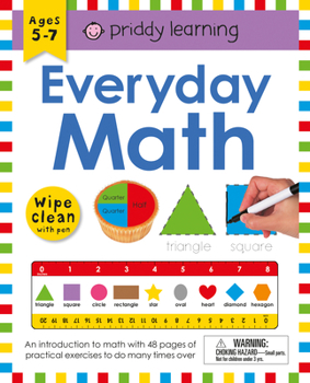 Spiral-bound Wipe Clean Workbook: Everyday Math (Enclosed Spiral Binding): Ages 5-7; Wipe-Clean with Pen [With Pen] Book