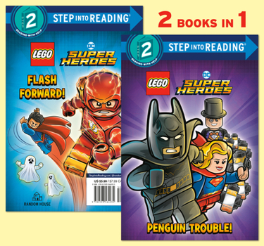 Paperback Penguin Trouble!/Flash Forward! (Lego Batman) Book