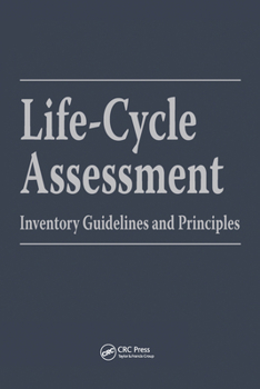 Paperback Life-Cycle Assessment: Inventory Guidelines and Principles Book