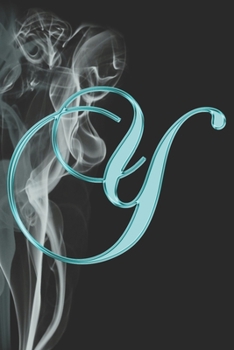 Y Journal: A Monogram Y Initial Capital Letter Notebook For Writing And Notes: Great Personalized Gift For All First, Middle, Or Last Names (Purple Gold Smoke Fire Swirl Print)