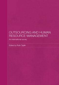 Paperback Outsourcing and Human Resource Management: An International Survey Book