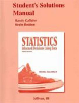 Paperback Student Solutions Manual for Statistics: Informed Decisions Using Data Book