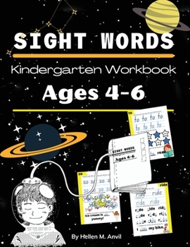 Paperback Sight Words Kindergarten Workbook Ages 4-6 Book