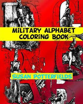 Paperback Military Alphabet Coloring Book