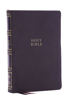Imitation Leather Nkjv, Compact Center-Column Reference Bible, Gray Leathersoft, Red Letter, Comfort Print (Thumb Indexed) Book