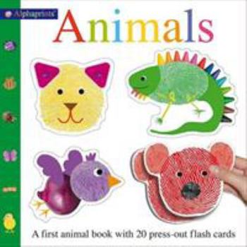 Hardcover Alphaprint Animals Flashcard Book
