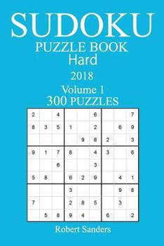 Paperback 300 Hard Sudoku Puzzle Book - 2018 Book
