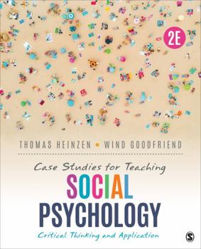 Paperback Case Studies for Teaching Social Psychology: Critical Thinking and Application Book