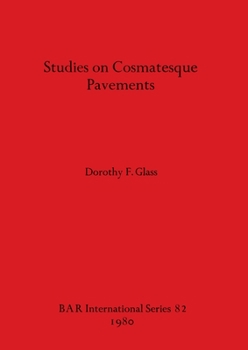 Paperback Studies on Cosmatesque Pavements Book
