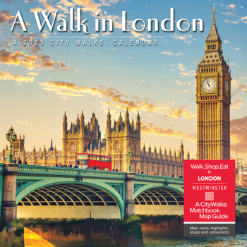 Calendar A Walk in London 2025 12 X 12 Wall Calendar Book