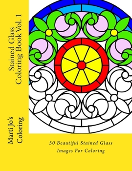 Stained Glass Coloring Book, Volume 1