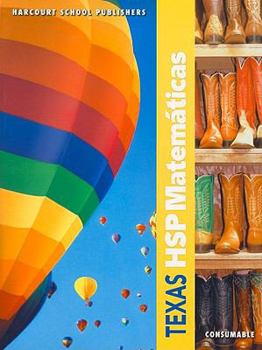 Paperback Harcourt School Publishers Spanish Math Texas: Se(consumable)Grade 2 2009 [Spanish] Book