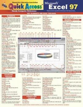 Paperback Microsoft Excel 97 Quick Access Book