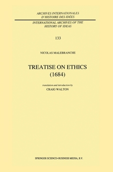 Hardcover Treatise on Ethics (1684): Translated and Edited by Craig Walton Book