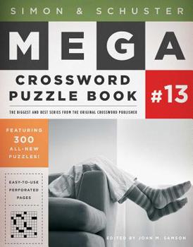 Paperback Simon & Schuster Mega Crossword Puzzle Book #13 Book