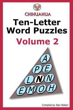 Paperback Chihuahua Ten-Letter Word Puzzles Volume 2 Book