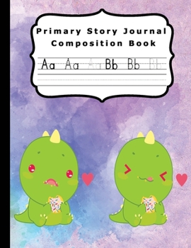 Paperback Primary Story Journal Composition Book: Grade Level K-2 Draw and Write Dotted Midline Creative Picture Notebook Practice Handwriting Early Childhood K Book