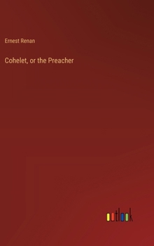 Hardcover Cohelet, or the Preacher Book