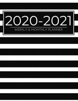 2020-2021 Weekly & Monthly Planner: 1 Jan 2020 - 31 Dec 2021 Weekly & Monthly Calendar (Priorities, Goals List) - Year Planner Daily Organizer Plan & Agenda Schedule Logbook