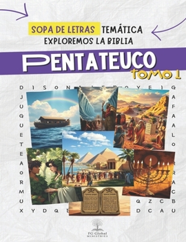 Paperback Sopa de letras temática: Pentateuco: Exploremos la biblia [Spanish] Book