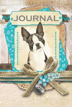 Paperback Journal: Boston Terrier 120 page journal Book